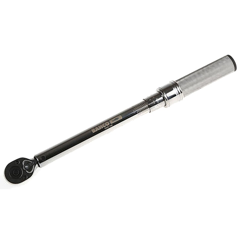 1 pcs - Bahco Click Torque Wrench, 20 - 100Nm, 3/8 in Drive, Square Drive - RS Calibrated
