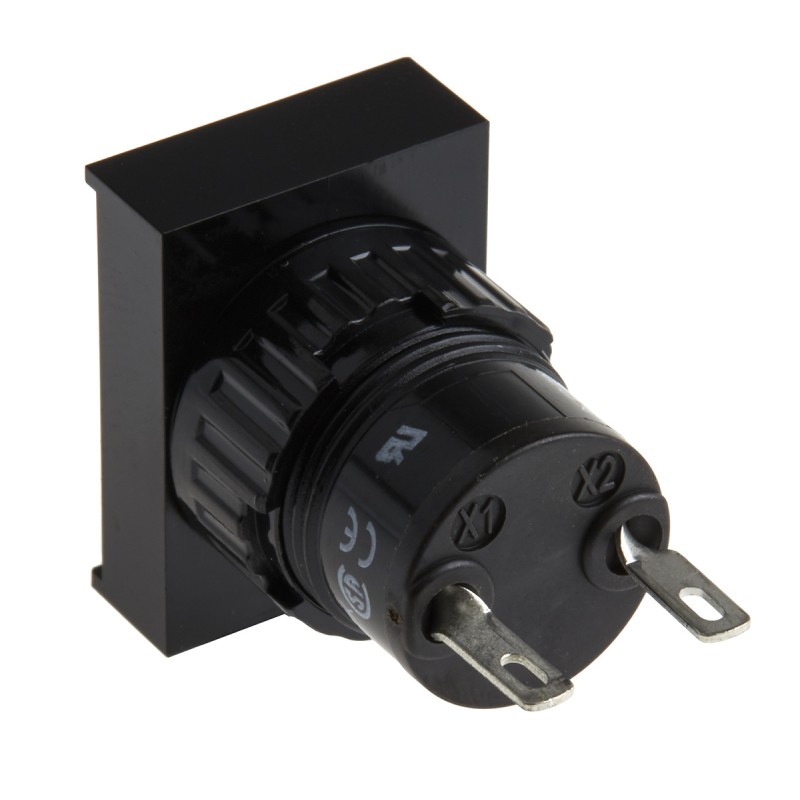 1 pcs - EAO, 31, Panel Mount LED Pilot Light, 16mm Cutout, IP40, Rectangular