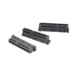 350 pcs - Amphenol Communications Solutions Right Angle Edge Connector, 56-Contacts, 0.6mm Pitch, 2-Row