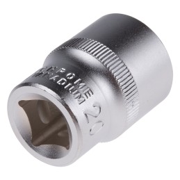 1 pcs - RS PRO 1/2 in Drive 20mm Standard Socket, 12 point
