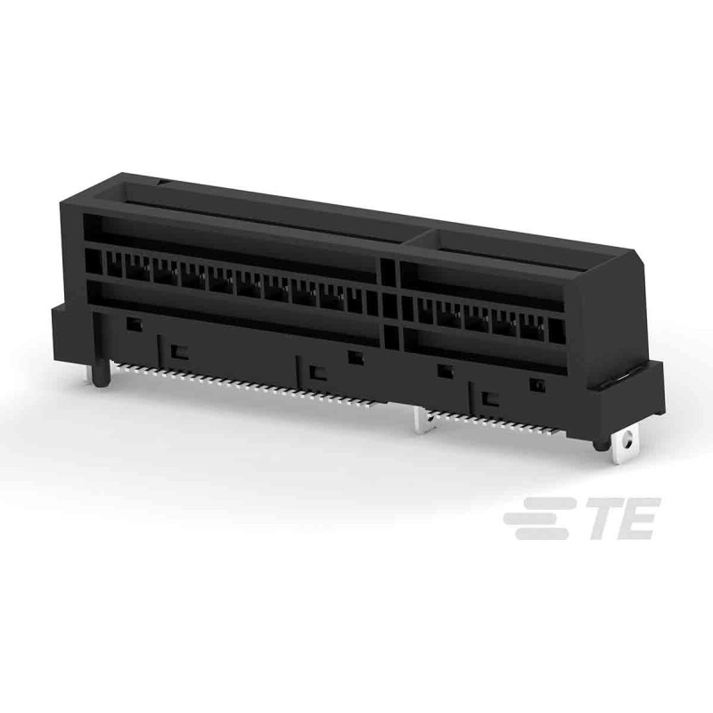 350 pcs - TE Connectivity Vertical Female Edge Connector, Surface Mount, 84-Contacts, 0.6mm Pitch, 2-Row, Solder Termination