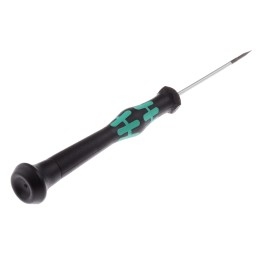 1 pcs - Wera Slotted Precision Screwdriver, 1.8 x 0.3 mm Tip, 60 mm Blade