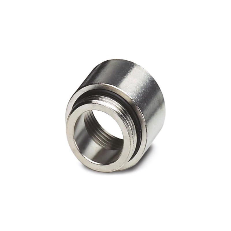 25 pcs - Phoenix Contact Cable Gland Adaptor, M20 Exterior Thread, 1/2 in Interior Thread, Nickel Plated Brass, HC-NPT-1/2-M20