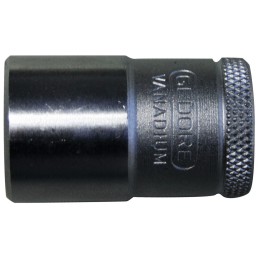 1 pcs - Gedore 1/2 in Drive 22mm Standard Socket, 6 point, 41.5 mm Overall Length