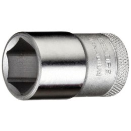 1 pcs - Gedore 1/2 in Drive 22mm Standard Socket, 6 point, 41.5 mm Overall Length