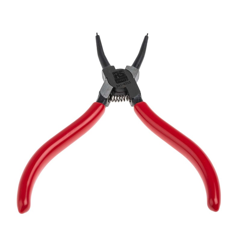 1 pcs - RS PRO Circlip Pliers, 135 mm Overall, Straight Tip