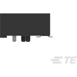 500 pcs - TE Connectivity Right Angle Female Edge Connector, Surface Mount, 56-Contacts, 0.6mm Pitch, 2-Row, Solder Termination