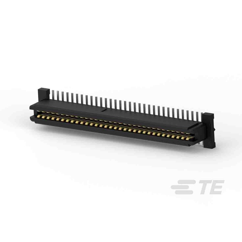 650 pcs - TE Connectivity Vertical Female Edge Connector, Surface Mount, 64-Contacts, 1mm Pitch, 2-Row, Solder Termination
