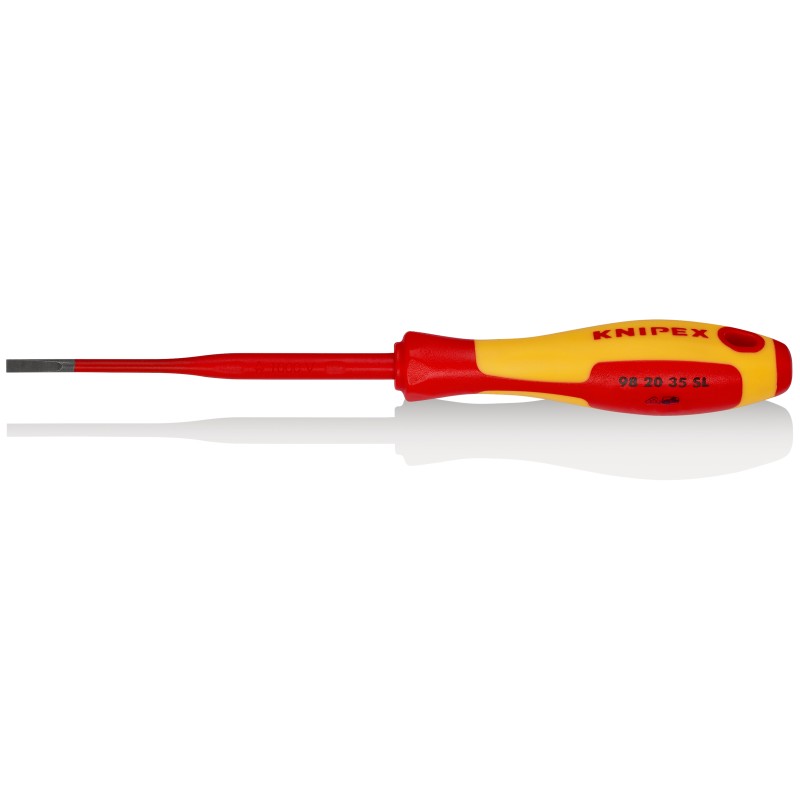 1 pcs - Knipex Slotted Screwdriver, VDE/1000V