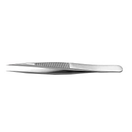1 pcs - RS PRO 110 mm, Stainless Steel, Strong, Tweezers