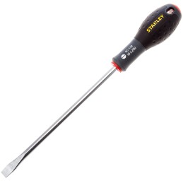 1 pcs - Stanley Slotted Screwdriver, 10 mm Tip, 200 mm Blade