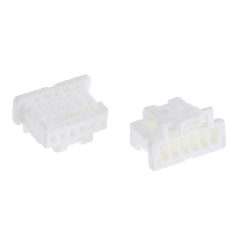 10 pcs - Molex, Pico-Clasp Female Connector Housing, 1mm Pitch, 6 Way, 1 Row