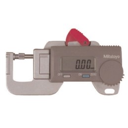 1 pcs - Mitutoyo Thickness Meter, ±0.02 mm Accuracy, 0.01 mm Resolution, Digital Display With UKAS Calibration