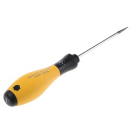 1 pcs - Wiha Slotted Screwdriver, 4 mm Tip, 100 mm Blade, 211 mm Overall