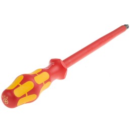 1 pcs - Wera Phillips Insulated Screwdriver, PH4 Tip, 200 mm Blade, VDE/1000V, 312 mm Overall