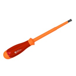 1 pcs - Penta Slotted Insulated Screwdriver, 8 mm Tip, 175 mm Blade, VDE/1000V