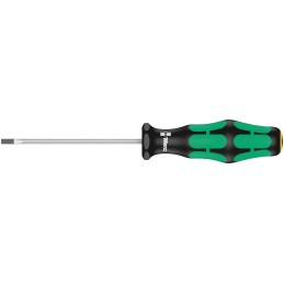 1 pcs - Wera Slotted Screwdriver, 2.5 mm Tip, 75 mm Blade, 145 mm Overall