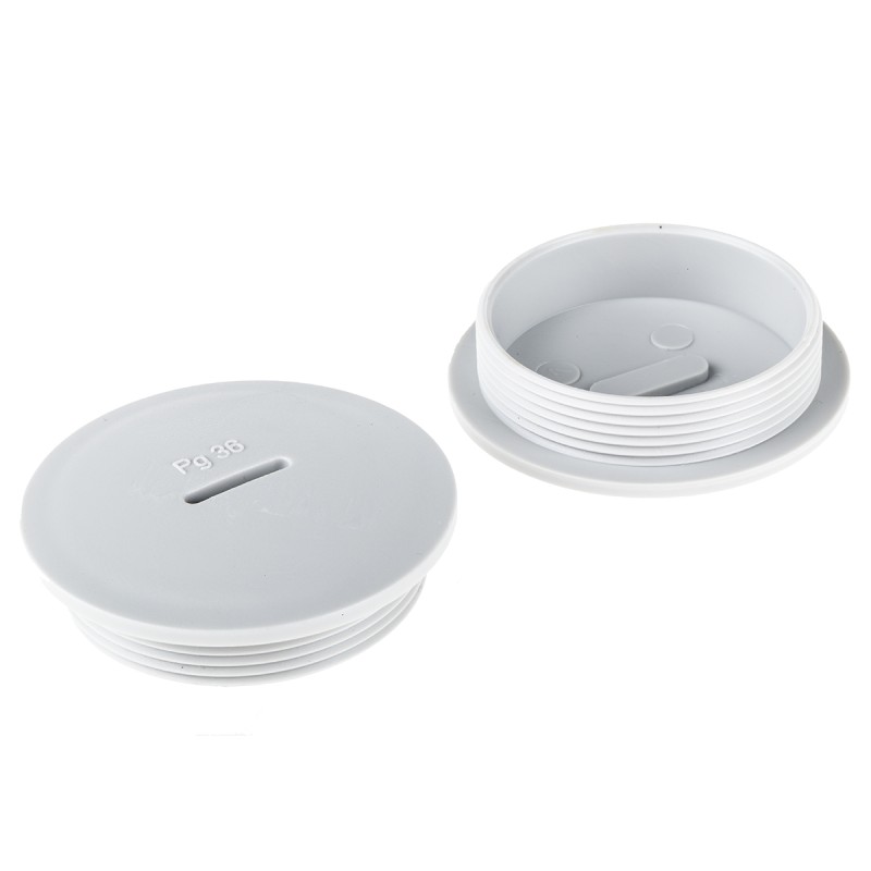 5 pcs - Lapp Blanking Plug, PG36, PS, 55mm Diameter, Threaded