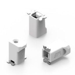 10 pcs - Wurth Elektronik WR-LECO Series Poke-In Connector, Female, 1-Way, Surface Mount, 7A