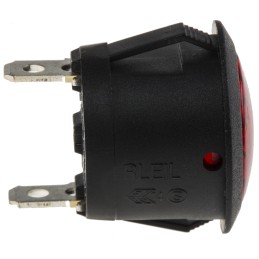 1 pcs - RS PRO Red Panel Mount Indicator, 12V dc, 20.6mm Mounting Hole Size