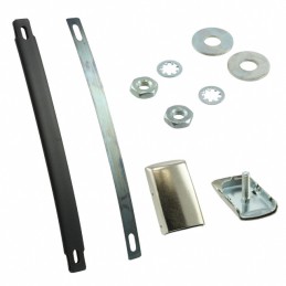 1 pcs : 1427J - Folds Flat Handle Vinyl Screw Holes, Front