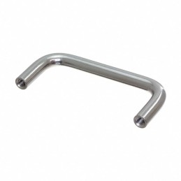 1 pcs : M6077-3005-SS - Instrumentation Handle Stainless Steel Screw Holes, Back