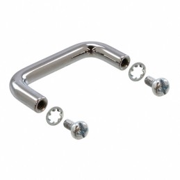 1 pcs : 1427B - Instrumentation Handle Steel, Chrome Plated Screw Holes, Back
