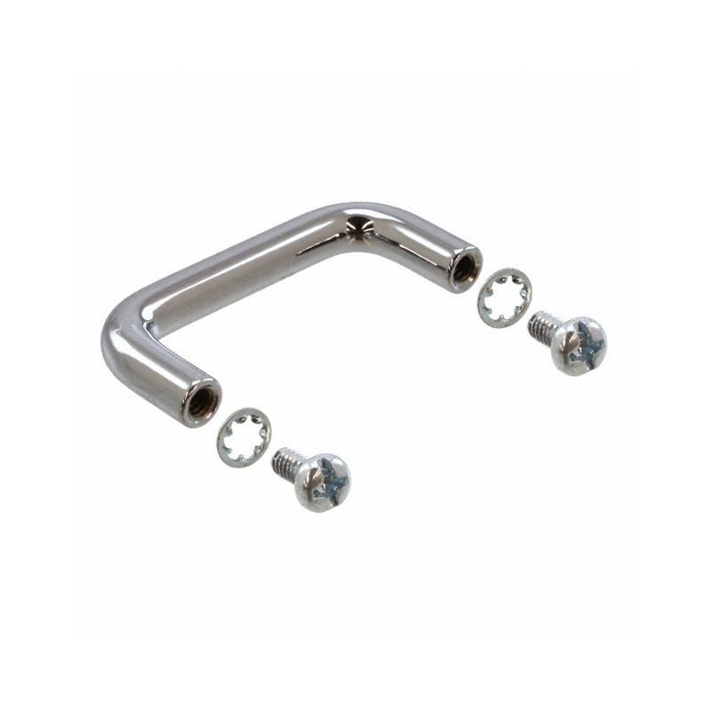 1 pcs : 1427B - Instrumentation Handle Steel, Chrome Plated Screw Holes, Back