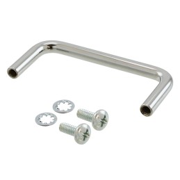 1 pcs : 1427E - Instrumentation Handle Steel, Chrome Plated Screw Holes, Back
