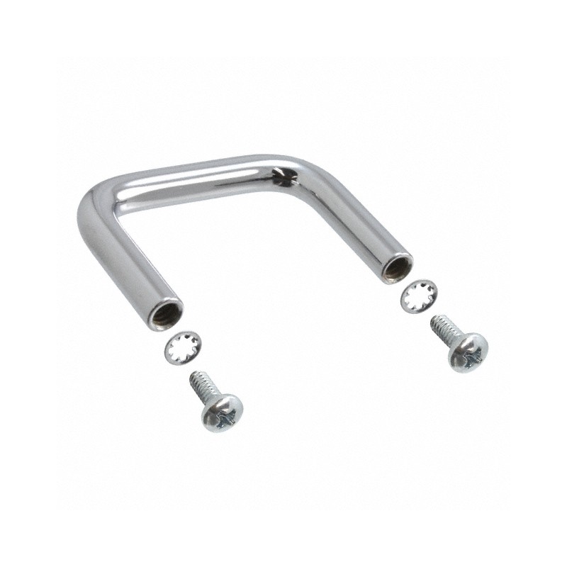 1 pcs : 1427B2 - Instrumentation Handle Steel, Chrome Plated Screw Holes, Back