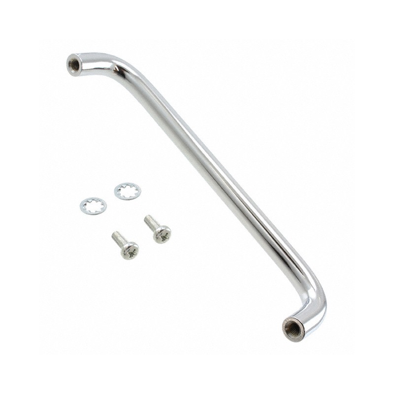 1 pcs : 1427M - Instrumentation Handle Steel, Chrome Plated Screw Holes, Back