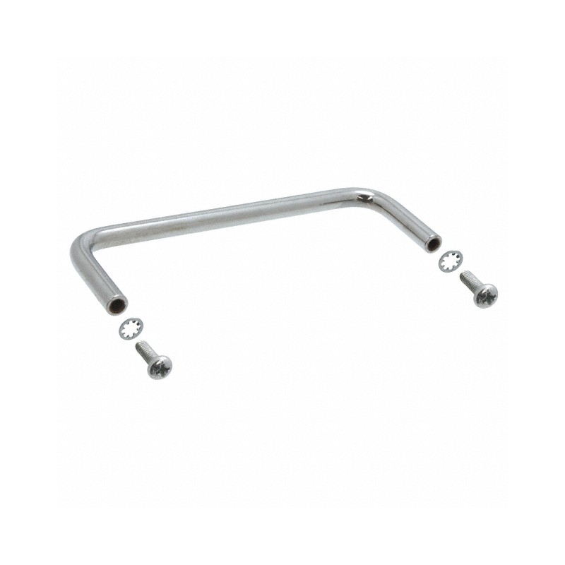 1 pcs : 1427S - Instrumentation Handle Steel, Chrome Plated Screw Holes, Back