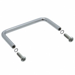 1 pcs : 1427G - Instrumentation Handle Steel, Chrome Plated Screw Holes, Back