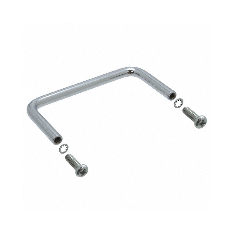 1 pcs : 1427G - Instrumentation Handle Steel, Chrome Plated Screw Holes, Back