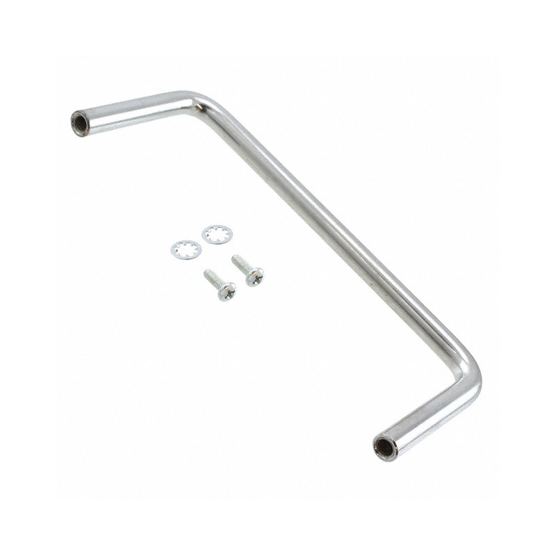 1 pcs : 1427S2 - Instrumentation Handle Steel, Chrome Plated Screw Holes, Back