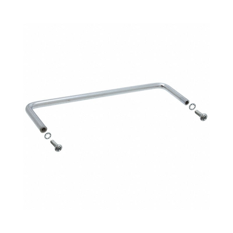 1 pcs : 1427W2 - Instrumentation Handle Steel, Chrome Plated Screw Holes, Back