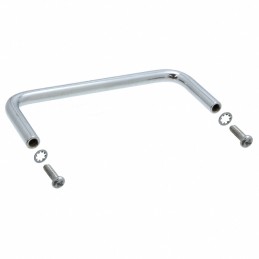 1 pcs : 1427N2 - Instrumentation Handle Steel, Chrome Plated Screw Holes, Back