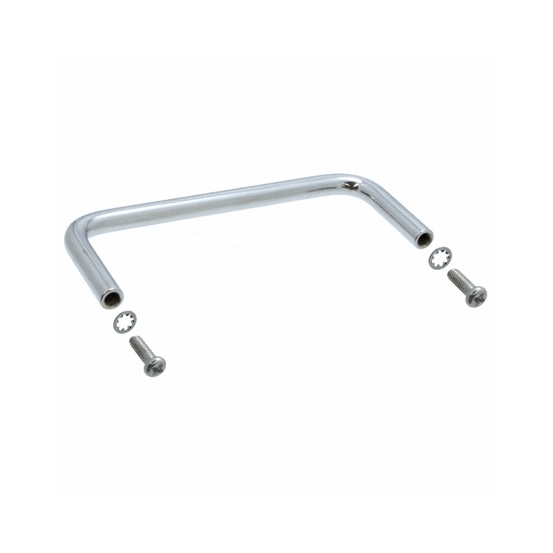 1 pcs : 1427N2 - Instrumentation Handle Steel, Chrome Plated Screw Holes, Back