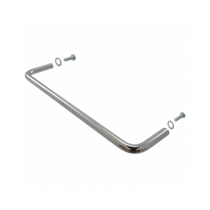 1 pcs : 1427W - Instrumentation Handle Steel, Chrome Plated Screw Holes, Back