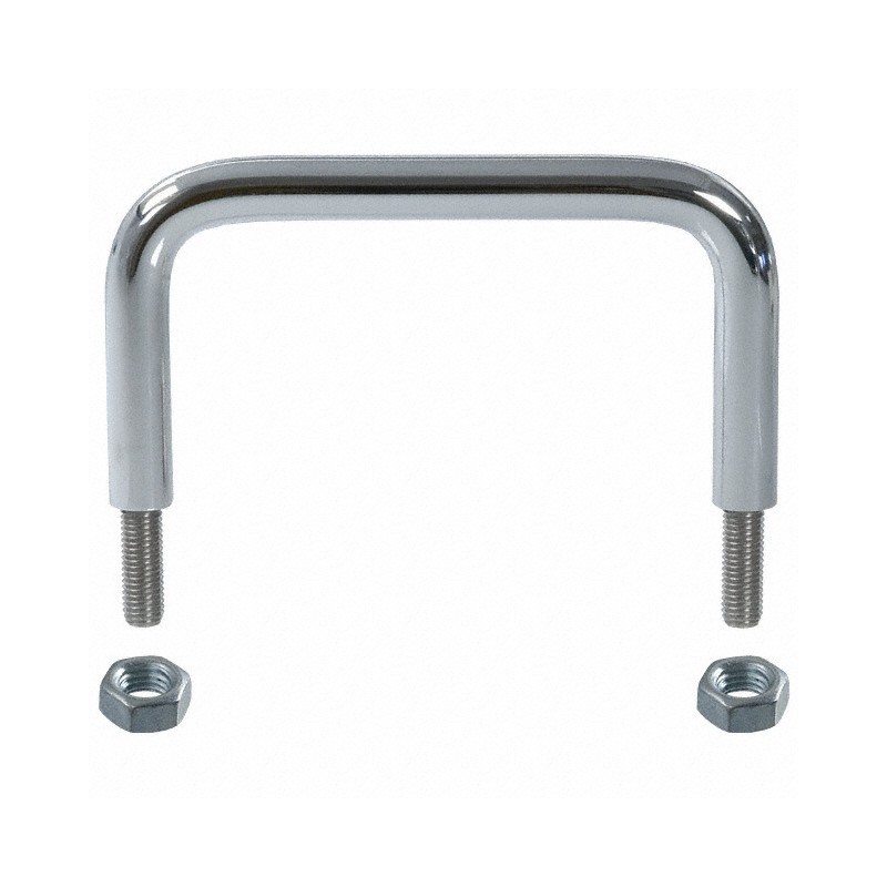 1 pcs : H-9160-B - Instrumentation Handle Steel, Chrome Plated Screw, Bolt