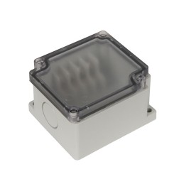 1 pcs : PTT-10478-C - Junction Box Plastic, ABS Gray Cover Included 2.920' L x 2.570' W (74.17mm x 65.28mm) X 1.690' (42.93mm)