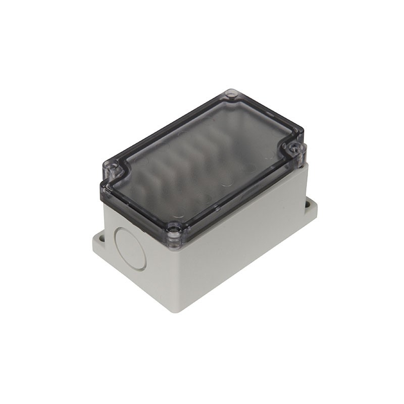 1 pcs : PTT-10683-C - Junction Box Plastic, ABS Gray Cover Included 3.580' L x 2.170' W (90.93mm x 55.12mm) X 1.690' (42.93mm)