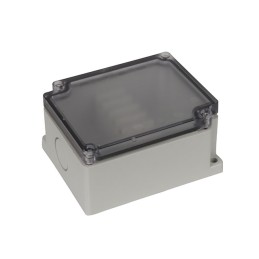 1 pcs : PTT-10681-C - Junction Box Plastic, ABS Gray Cover Included 3.580' L x 2.950' W (90.93mm x 74.93mm) X 1.690' (42.93mm)