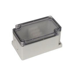 1 pcs : PTT-10482-C - Junction Box Plastic, ABS Gray Cover Included 3.850' L x 2.710' W (97.79mm x 68.83mm) X 1.690' (42.93mm)