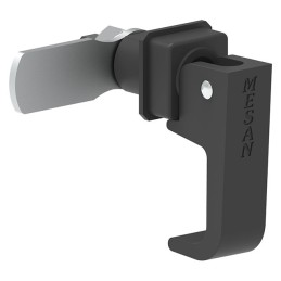 1 pcs : 070 - Lift and Turn Latch Circular (Flatted) - 18.20mm Dia Cutout Panel Mount Polyamide