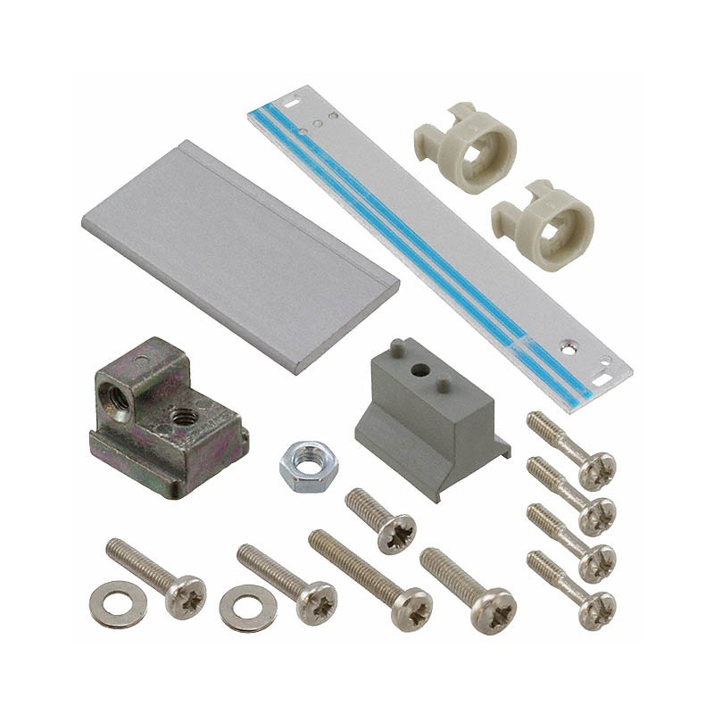 1 pcs : 20818018 - Metal, Aluminum Panel, Front 0.787' W x 4.535' H (19.98mm x 115.20mm) Gray, Green