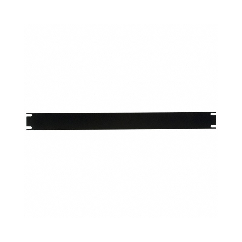 1 pcs : PBPA19001BK2 - Metal, Aluminum Panel, Front 19.000' L x 1.720' W x 0.125' H (482.60mm x 43.69mm x 3.18mm) Black
