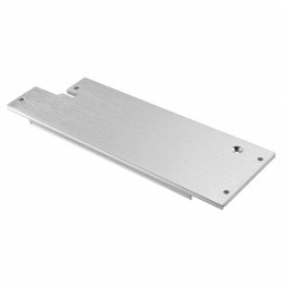 1 pcs : 3685528 - Metal, Aluminum Panel, Front 5.067' L x 1.587' W x 0.098' H (128.70mm x 40.30mm x 2.50mm) Natural