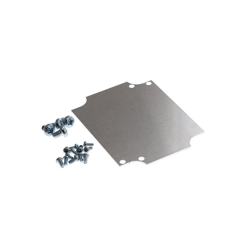 1 pcs : PNX-91423 - Metal, Aluminum Panel, Inner 4.020' L x 3.030' W x 0.062' H (102.11mm x 76.96mm x 1.57mm) Natural