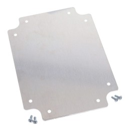 1 pcs : PUX-16536 - Metal, Aluminum Panel, Inner 5.470' L x 4.100' W x 0.060' H (138.94mm x 104.14mm x 1.52mm)